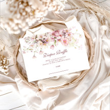 Blush Wildflower Garden Diapper Raffle