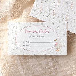 Cartão De Informações Bobo Goose Wildflower Pink Quantas canetas