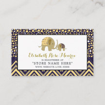 Bohemian Elephant and Chevron Baby Gift Registry