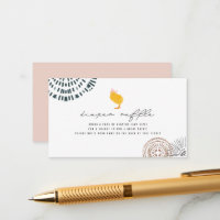 Boho Baby Pintinho Rosa Fralda Raffle