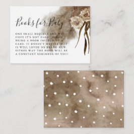 Cartão De Informações Boho Cai No Amor, Pampas, Pedido De Livro