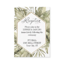 Boho Palm Folaf Wedding Frame