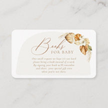 Boho Pampas Grama Gênero Livros Neutros Para Bebê