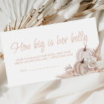 Cartão De Informações Boho Pumpkin Chá de fraldas Qual É O Tamanho Do Se<br><div class="desc">Boho Pumpkin Chá de fraldas O Tamanho Da Sua Carteira Celebra o belo murro da futura mãe com o nosso Chá de fraldas Boho Pumpkin O Tamanho Da Sua Carteira. Com decorações florais de aquarela e decoração de chá de fraldas rústico, esta placa complementa perfeitamente a decoração com o tema...</div>