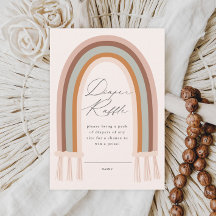 Boho Rainbow Earth Chá de fraldas Fralda de Tom Ra