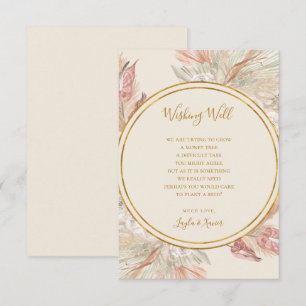 Cartão De Informações Boho Tropical Botânica, Casamento de marfim vence