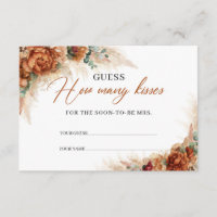 Boho tropical terracotta pampas Quantos Kisses