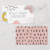 Boho Watermelon Chá de fraldas Fralda Raffle
