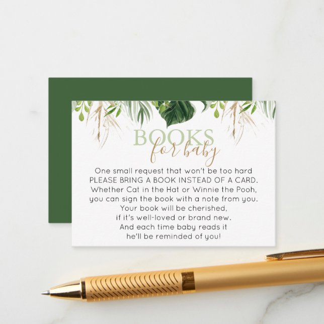 Cartão De Informações Bonito Brontossauro Dinossauro Traga um Livro Inse (Frente/Verso In Situ)