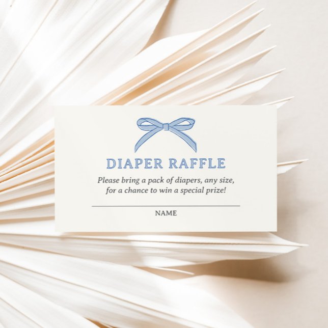 Cartão De Informações Bonjour Bébé Blue Paris Eiffel Fralda Raffle (Criador carregado)