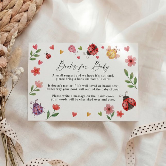 Cartão De Informações Books for Baby Request Card (Criador carregado)