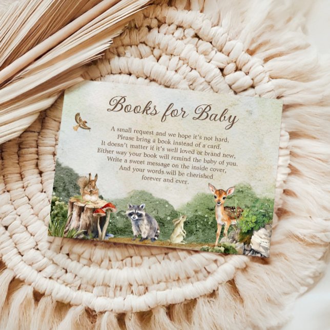 Cartão De Informações Books for Baby Woodland Forest Animals (Criador carregado)