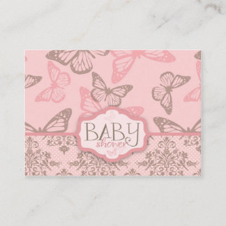 Cartão De Informações Borboleta Beija Lembrete Petal Notecard