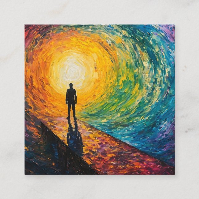 Cartão De Informações Borda da Dimensão (Frente)