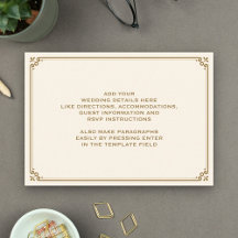 Borda de Creme e Dourado Casamento