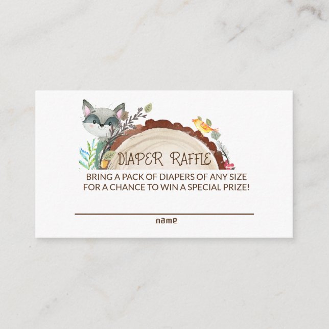 Cartão De Informações Borracha-Fralda-verde (Frente)