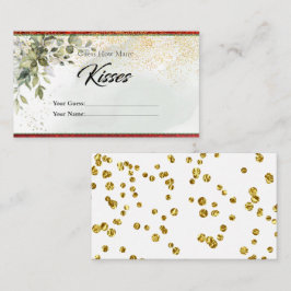 Cartão De Informações Botânica Esparsa Quantos Beijos Enclosure