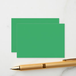 Cartão De Informações Botão Personalizado Esmeralda Verde