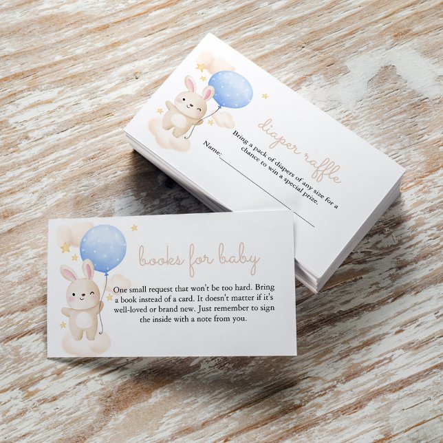 Cartão De Informações Boy Blue Balloon Bonny Livros para Bebê (Criador carregado)