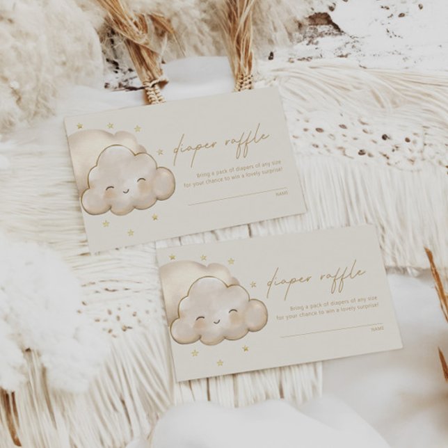 Cartão De Informações Branca de Brilho, Pequena Fralda de Marinha (Criador carregado)