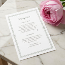Branco & Salvia | Recepção de Casamento com Letra