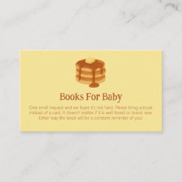 Cartão De Informações Breakfast Brunch Theme Baby Shower Book Request
