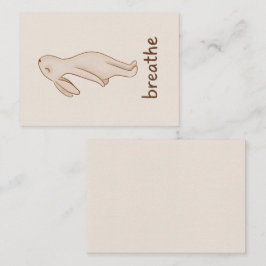 Cartão De Informações Breathe Bunny Mini Enclosure Card