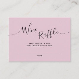 Cartão De Informações Bridal shower Enclosure Cards in a modern design.