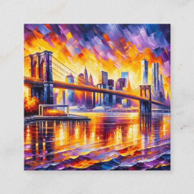 CARTÃO DE INFORMAÇÕES BRIDGE BROOKLYN (Frente)