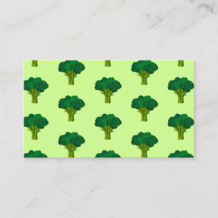 Cartão De Informações Brócolis Verde Vegetal Alimentação Saudável Legume