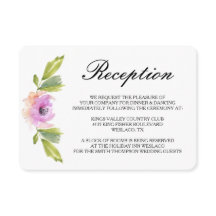 Brushed Blooms | Recepção de Casamento em Aquarela