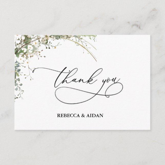 Cartão De Informações Budget green Florals Bridgerton Bridal Shower (Frente)