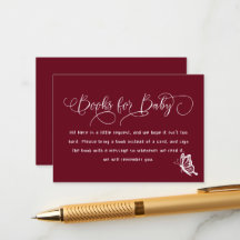 Butterfly Modern Minimal Baby Shower Book For Baby