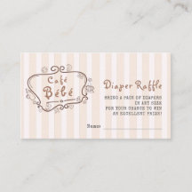 Café Bébé francês Moderno Gênero Chá de fraldas ne