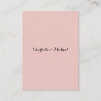 Caligrafia de Casamento Rosa Dourado Elegante Nome