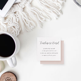 Cartão De Informações Caligrafia Elegante Para Todos os Propósitos Perso