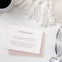 Cartão De Informações Caligrafia Elegante Para Todos os Propósitos Perso