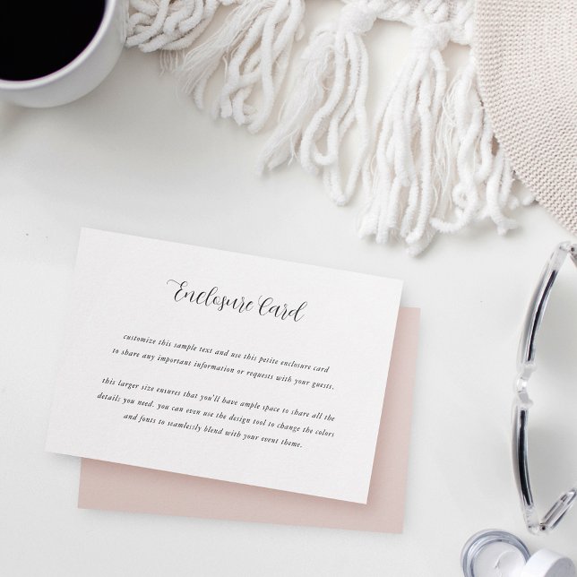 Cartão De Informações Caligrafia Elegante Para Todos os Propósitos Perso (Criador carregado)