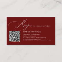 Caligrafia elegante RSVP Luxe do Código QR ArtsApp