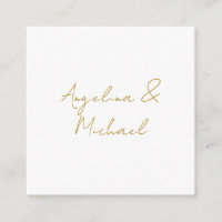 Caligrafia Profissional Elegante Cor Dourada