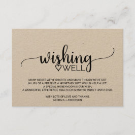 Cartão De Informações Caligrafia simples e caligrafia