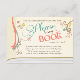 Cartão De Informações Capa de Conto de Fadas Amarelo Vintage