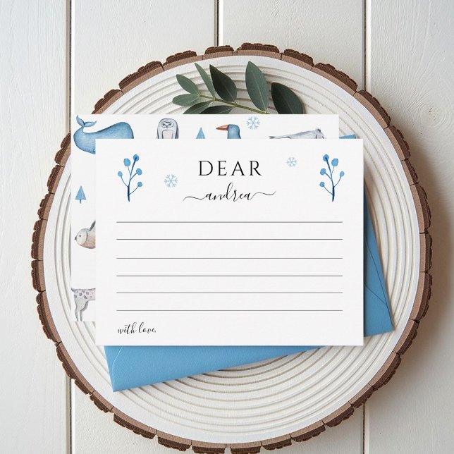 Cartão De Informações Cápsula Horária de Inverno do Ártico (Criador carregado)