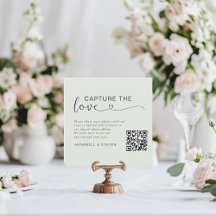 Capture o amor! Casamento de Código QR Personaliza