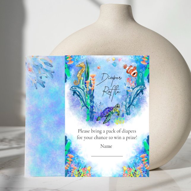 Cartão De Informações Carneiro de Fralda do Mar Oceano (Criador carregado)