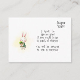 Cartão De Informações Cartaz de fralda para bebês