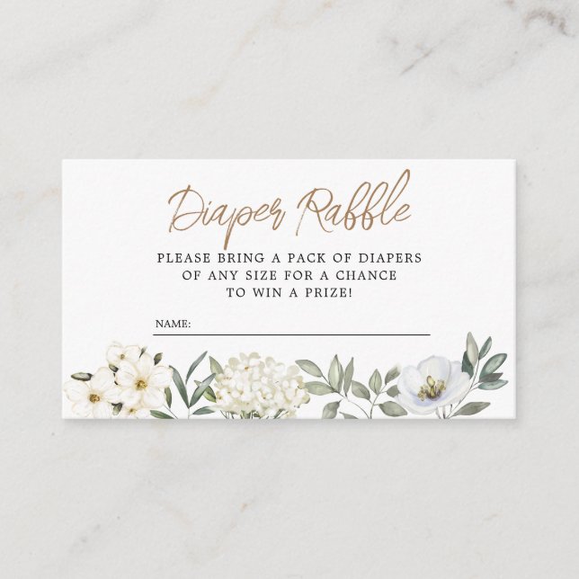 Cartão De Informações Carteira de gabinete de Fralda azul-balão (Frente)