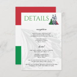 Cartão De Informações Casal Itália