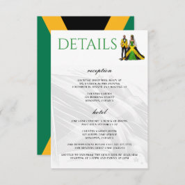 Cartão De Informações Casal Jamaica