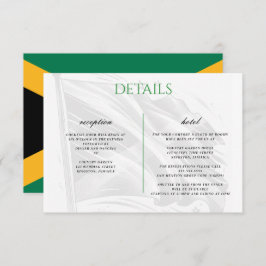 Cartão De Informações Casal Jamaica